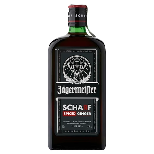 JÄGERMEISTER SCHARF GYÓGYNÖVÉNYLIKŐR 33% 0,7 L