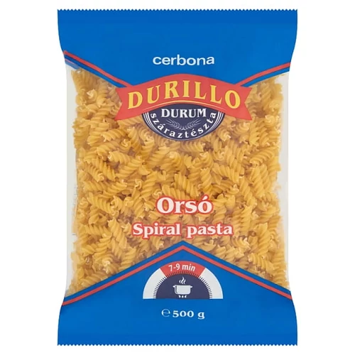 DURILLO ORSÓ DURUM TÉSZTA 500G