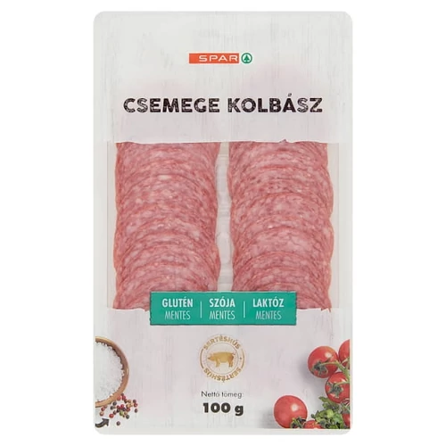 SPAR CSEMEGE KOLBÁSZ 100G