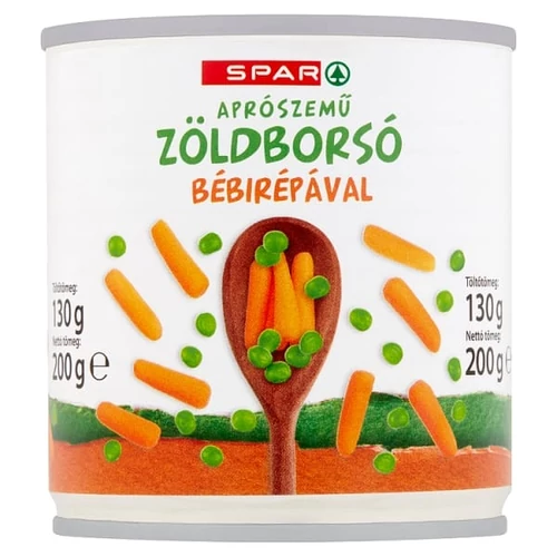 SPAR ZÖLDBORSÓ BÉBIRÉPÁVAL 130G