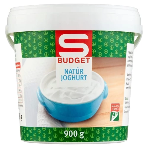 S-BUDGET NATÚR JOGHURT 900G