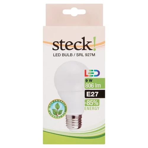 STECK! 806 LM 9W E27 LED LÁMPA