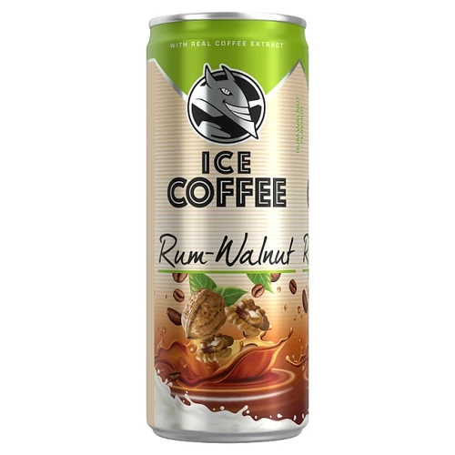 ICE COFFEE RUM-WALNUT RUMOSDIÓ ÍZŰ UHT ALKOHOLMENTES ITAL TEJJEL ÉS KÁVÉKIVONATTAL 250 ML