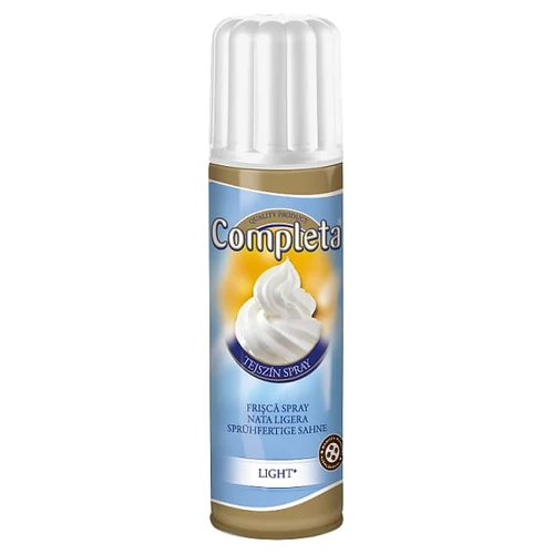 COMPLETA LIGHT UHT CUKROZOTT TEJSZÍN SPRAY 18% 250 ML