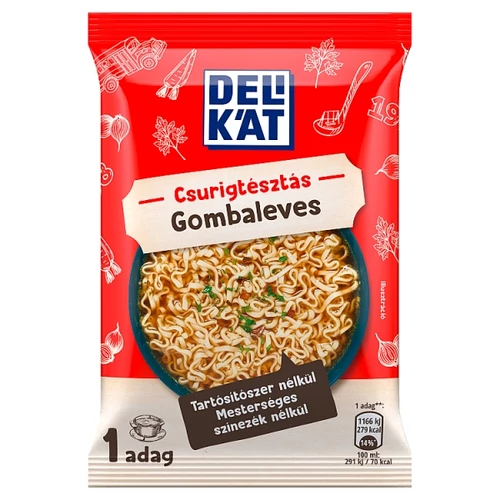 DELIKÁT CSURIGTÉSZTÁS GOMBALEVES 57 G